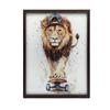Lion On a Skateboard Poster Lion On a Skateboard Poster, 70X100 Cm, Frameless, Matte Paper 230 Gsm