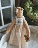 [USED] Gentle Lady Bear Teddy Bear Handmade by Overseas Artists