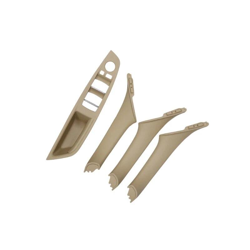 Left Hand Drive LHD For BMW 5 Series F10 F11 Gray Beige Black Car Interior Inner Door Handle Panel Pull Trim Cover