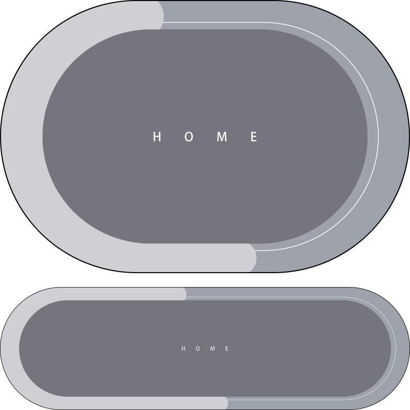 Kitchen Floor Mat Waterproof No-Slip Bathroom Absorbent Bath Mat Quick Dry Floor Mat Floor Mat Toilet Door Mat