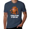I Think Its Time To Fight God Tshirt Quick Dry Fishing Tshirt