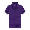 Custom Print Polo Shirt Short Sleeve Cotton Blend T-Shirt Men Women Casual Work Uniform