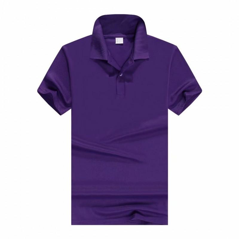 Custom Print Polo Shirt Short Sleeve Cotton Blend T-Shirt Men Women Casual Work Uniform