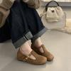 Retro T-buckle Mary Jane women's shoes in the autumn of 2025 new round head simple versatile buckle light mouth single shoes