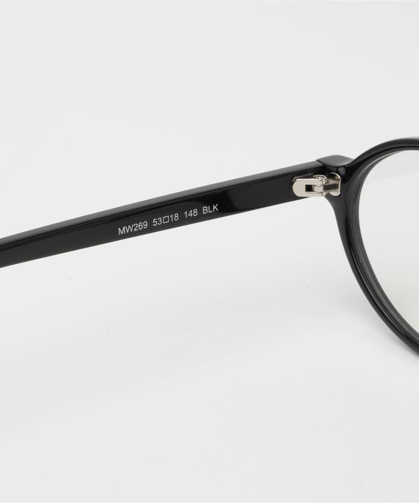 MILLO WOMEN Noob Oval Glasses [Black]