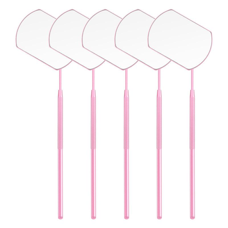 Quadratischer Edelstahl Anti-Beschlag Wimpern-Inspektionsspiegel für Verpflanzungswerkzeuge