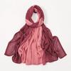 12PCS/LOT Gradiente Cotton Rayon Hijab Scarf High Quality Plain Soft Ombre Muslim Woman Modal Shawls Headscarf Headwraps