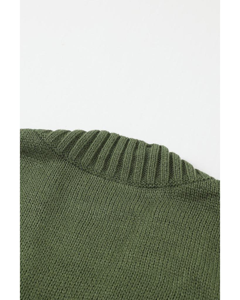 Azura Exchange Button Closure Cardigan with Front Pocket