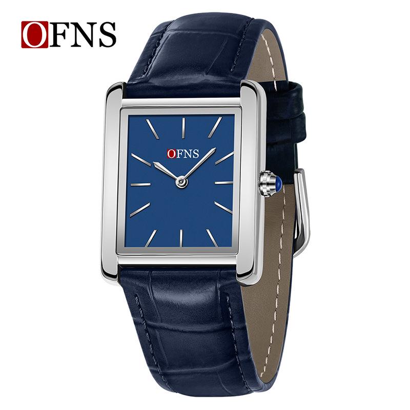 Oufani Women's Waterproof Roman Square Quartz Wristwatch