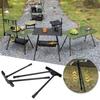 Picioare banc de lucru pliabile Metal Picioare mobilier pliabile Înălțime reglabilă Picioare masă de cafea Echipament camping DIY Călătorie în aer liber