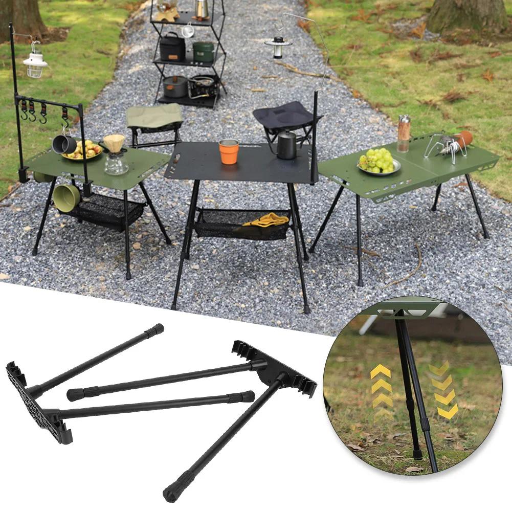 Picioare banc de lucru pliabile Metal Picioare mobilier pliabile Înălțime reglabilă Picioare masă de cafea Echipament camping DIY Călătorie în aer liber