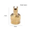 Slotted Valve Cap Tire Valve Stem Caps Valve Core Remover Wheel Caps Wheel Tires Valves Covers