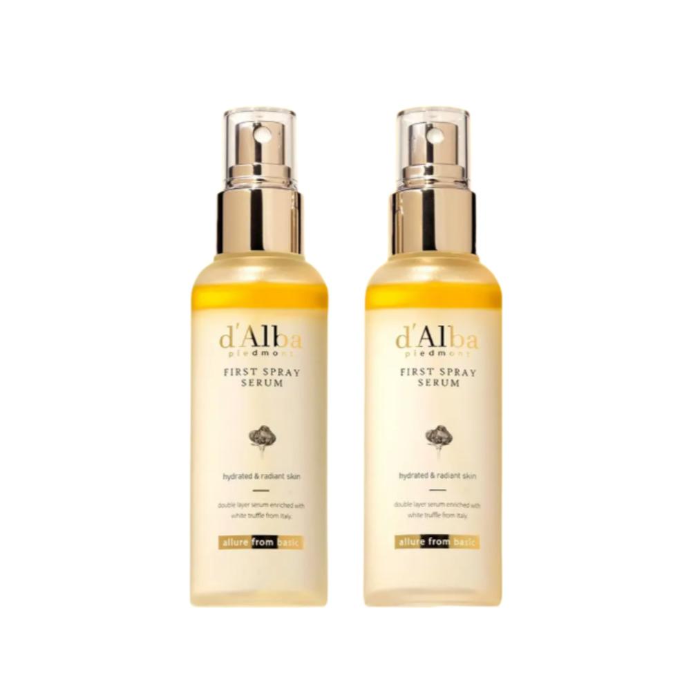 d’Alba First Spray Serum Set (100ml x 2) Premium White Truffle Mist Serum