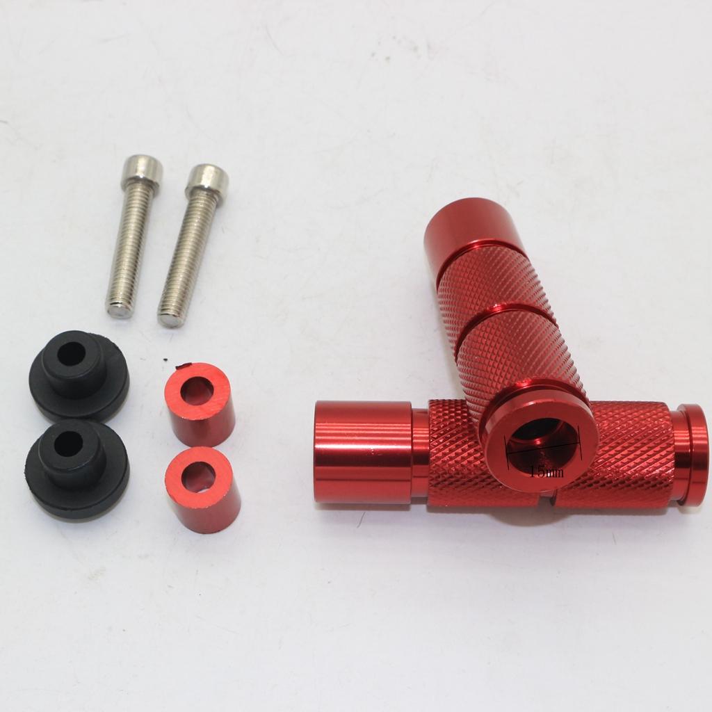 10mm Dia. Foot Pegs Footrests For Rearsets Motorcycle Dirt Bike