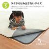 IKEHIKO Rug Mat Underlay Carpet Thick Rectangular 1.5 Tatami Mat Nice Gray Approx. 125 X 180cm Thickness 15mm Soundproof Durable Cushion Non-slip Stay