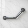 GlowintheDark LShaped Grab Bar | Textured AntiSlip Grip, 200 Kg Load Capacity, with