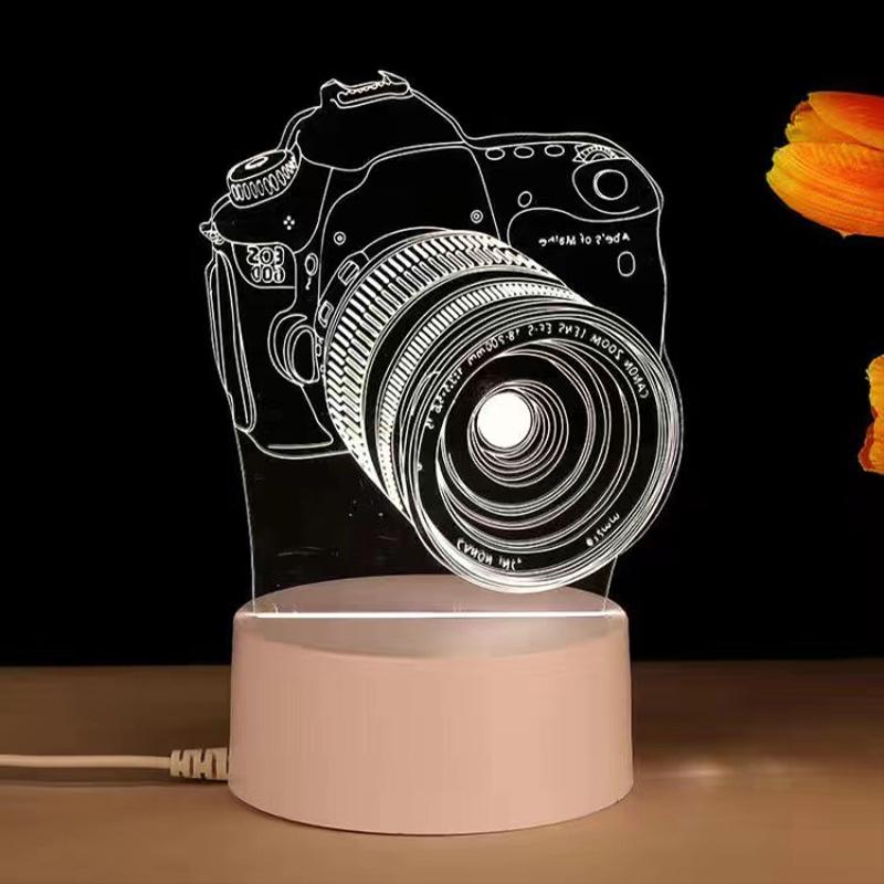 

3D USB акриловые светодиодные ночники неоновая вывеска лампа рождественское украшение для дома спальня прикроватная тумбочка день рождения свадьба декор подарки USB Plug