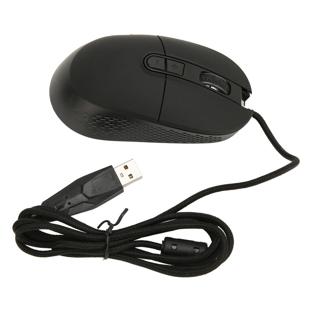 Wired Gaming Mouse 2400 3600 4200 6400 DPI Ergonomic RGB Backlit USB Interface PC Gaming Mice for Office Game Player