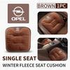 Car Flannel Booster Pad HZDYHZW4 Seat Cover Plush Winter Cushion Warm For Opel Corsa Mokka Astra Cascada Adam Insignia Meriva Vectra