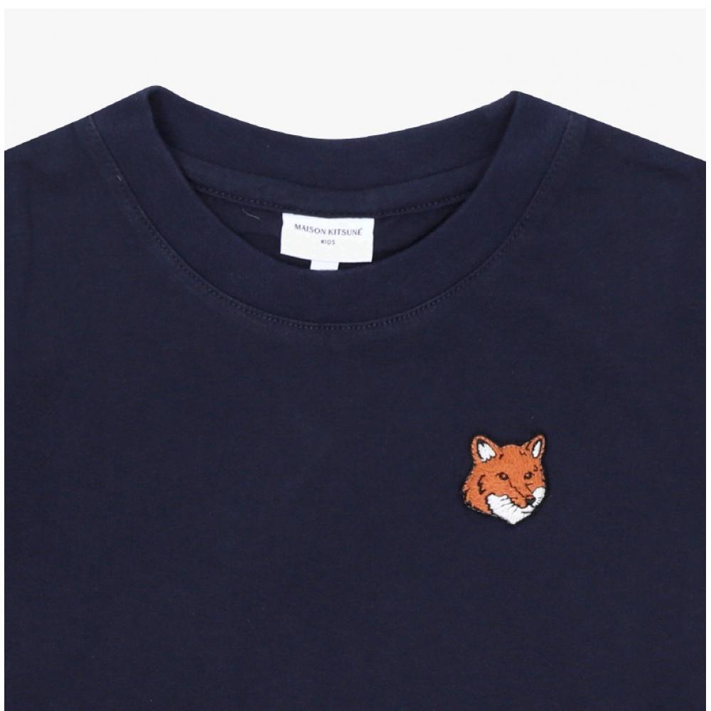 Maison KiTsune Kids Fox Head PaTch T shirT 0413