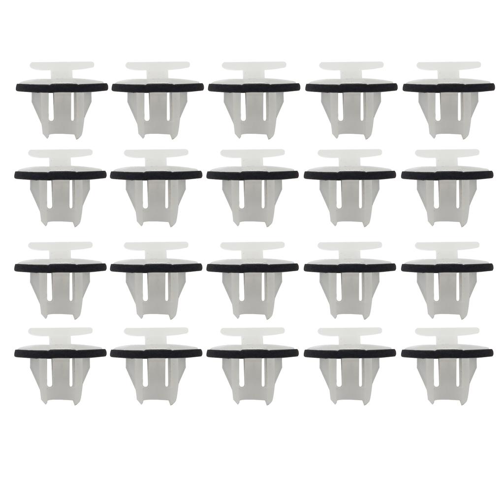 20pcs Interior Door Card Fixed Fastener Clips Trim Panel Mounting Headlining Accessories Replacement Compatible For Nissan Juke X-Trail T31