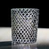 Bicchiere da Whisky in Cristallo al Piombo 24% Pbo Taglio a Mano Artigianato Edo Kiriko Lussuoso Bicchiere Tumbler per Whisky 250Ml Regalo per Uomini