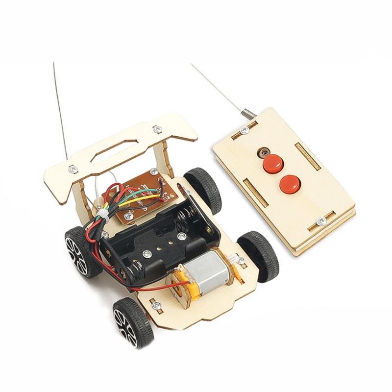 Professional DIY Remote Control Car Kit STEAM Educational Scientific Toys Kit No Soldering Simple Assembly for Teens