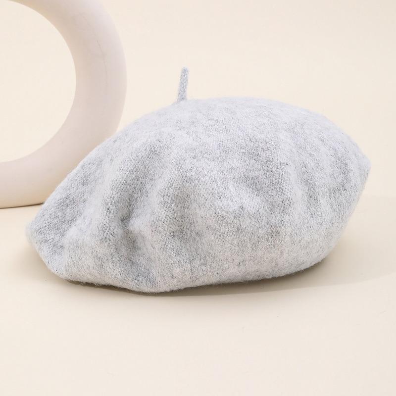 New outdoor fashion warm beret painter hat woolen bud hat sketch hat women's literary hat