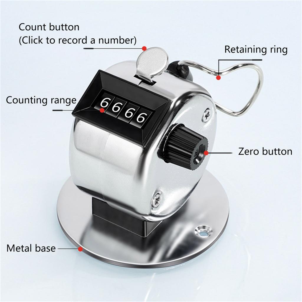 Clickers Counter Handheld Easy Thumb Tally Button Contor de clicuri pentru vânzări de bilete la evenimente sportive Numărarea oamenilor