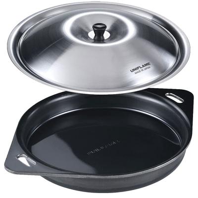 Uniflame Round Iron Plate & Lid 683286