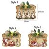 Wooden Easter Decoration Hanging Creative Wall Hanging Pendant Door Hanging  Background Layout