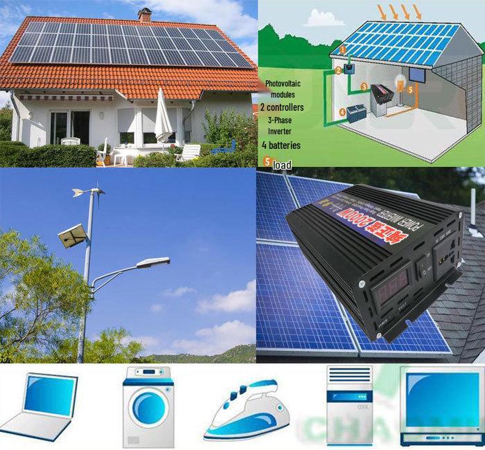 Inverter 2000W Pure Sine Wave 12V to 220V Car & Solar Power Converter
