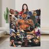 Stilvolle Rauw Alejandro Sänger Rapper Flanelldecke Weiche Langlebige Überwurfdecke für Wohnzimmer Dekorative Tagesdecke Bettbezug