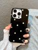 Sterne Beliebter Stil Ins Polka Dot Design Handyhülle Für iPhone 17 Pro Max 16 15 13 14 Glänzend IMD TPU Rückseite