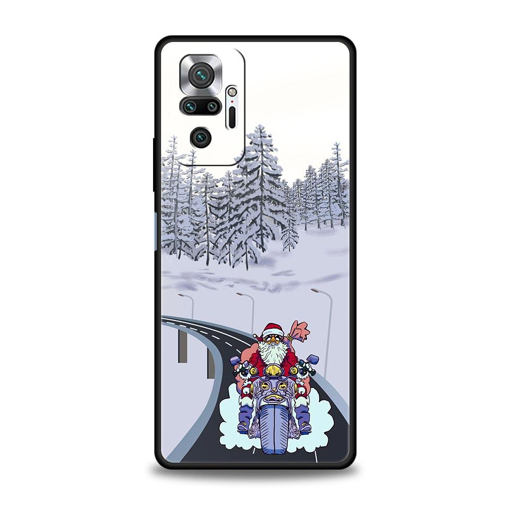 Christmas New Year Phone Phone Case For Xiaomi Redmi Note 11 10 9 Pro 5G K50 9s 7 8 8T 8A 9A 9C 9T K40 Gaming Silicone Cover