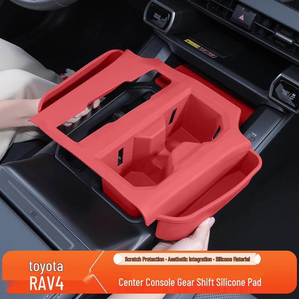 Silicone Non-Slip Mat for Toyota RAV4/Wildlander Center Console Storage, 26 Models