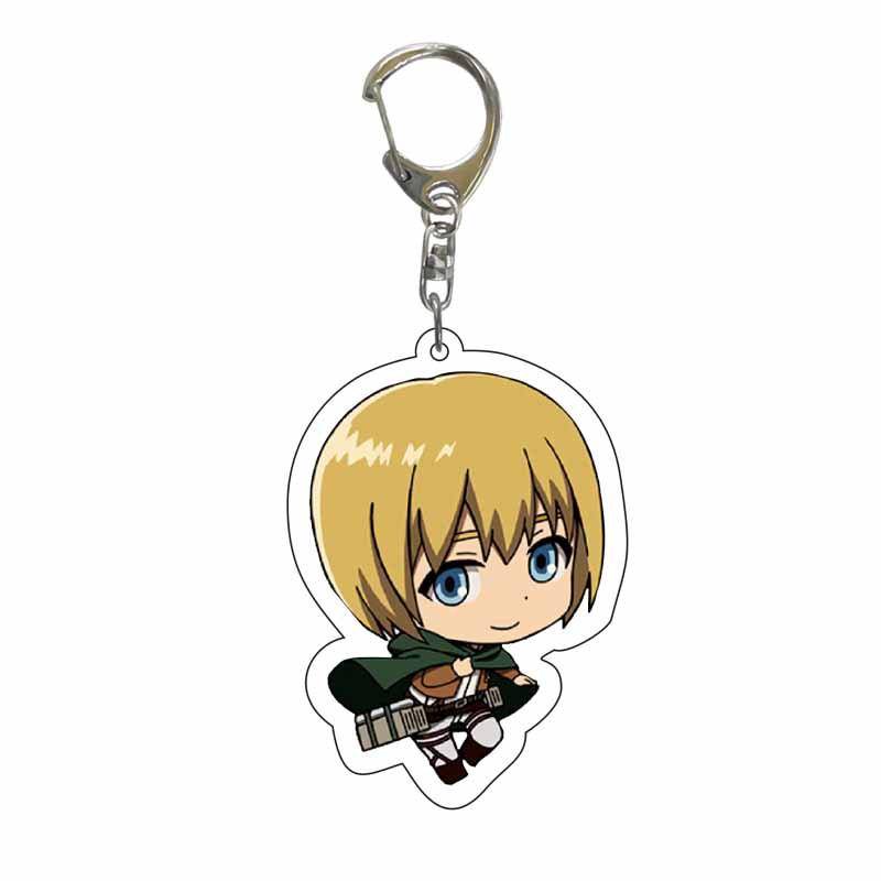 Attack On Titan Anime Acrylic Keychain Pendant - Creative Jewelry Gift