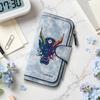 Oni Pattern Long Wallet Large Capacity Card Holder Pocket Purse