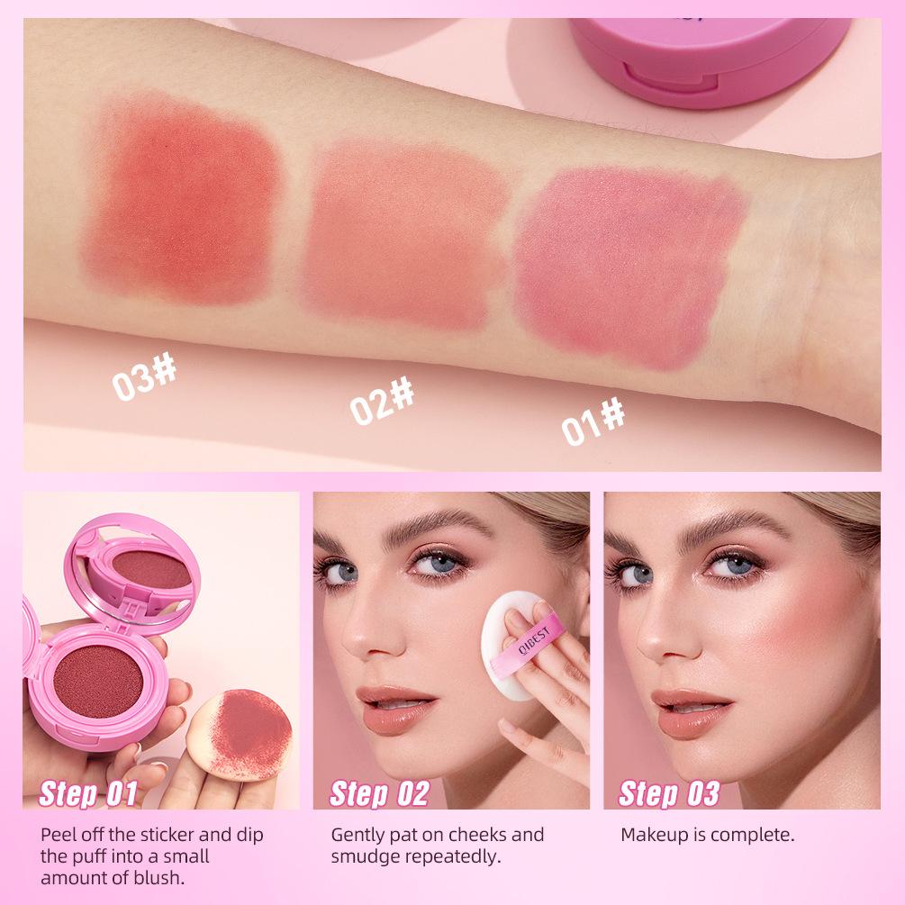 Air Cushion Blush Matt Natürlich Aufhellend Rosiger Teint Multifunktionales Nude-Make-up Flüssig-Rouge Gesichtsretusche