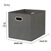 Quadratische Gitter-Aufbewahrungsbox für Zuhause, Wohnheim, stapelbare Aufbewahrungskiste, Bücherregal-Aufbewahrungsbox, Spielzeug, Kleinteile-Organizer-Korb