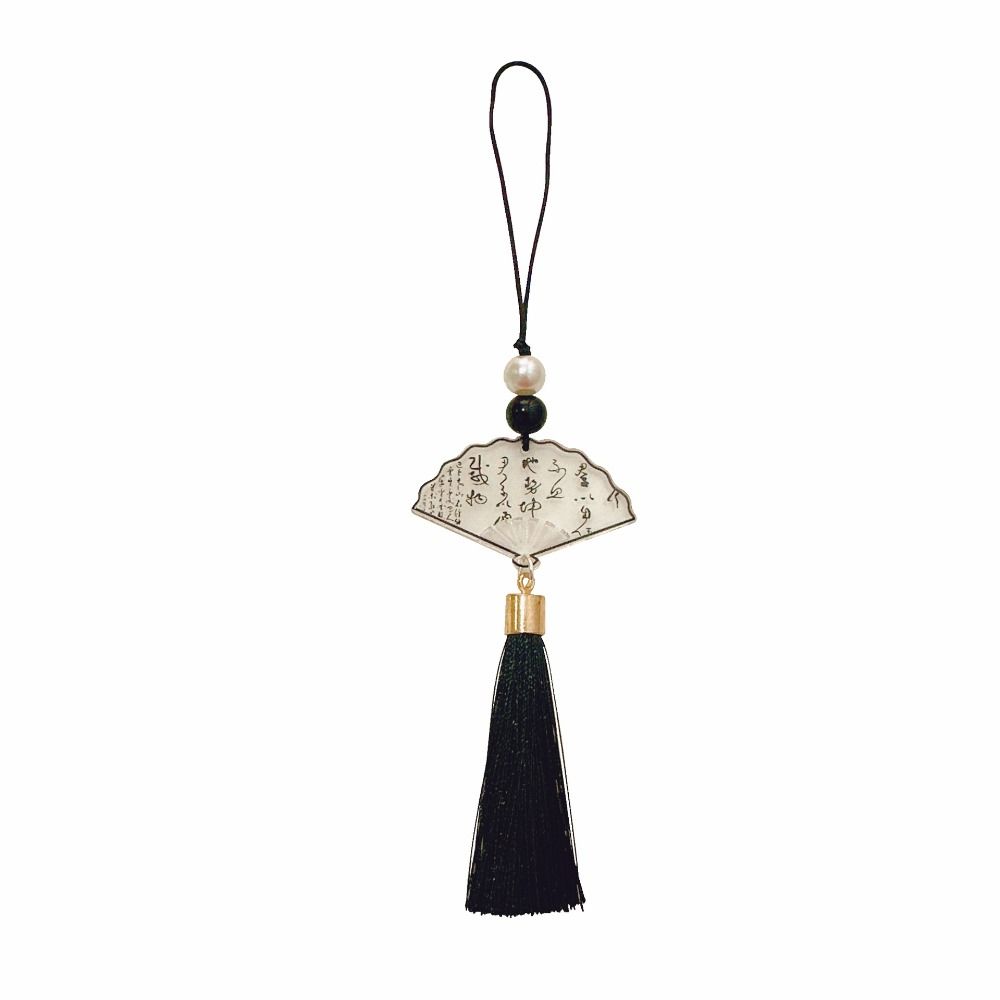 DIY Handmade Chinese Style Butterfly Pendant Calligraphy Mobile Phone Strap  Female Lady Girl