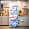 84Style Fridge Stickers Refrigerator Cover Door Landscape Plant Sea Vinyl Self Adhesive Kitchen Furniture Decor Wrap Freezer Sticker DIY