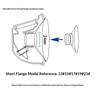 Multiple Size Silicone Flange Adapter for Breast Pumps 13/15/17/19/21mm User-Friendly for New Moms