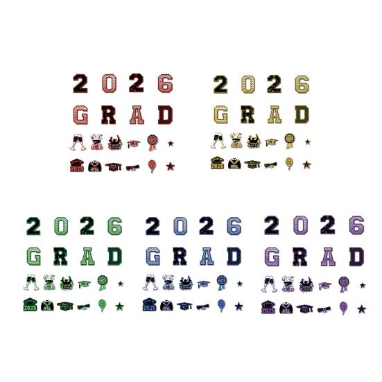 2026 Graduation Magnetic Car Decals Waterproof Graduation Car Magnets Fade-Resistant Reusable Party Decor for Vehicles