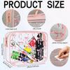 Bow Transparent Toiletry Bag Waterproof Cosmetics Bag Cute PVC Makeup Bag  Travel