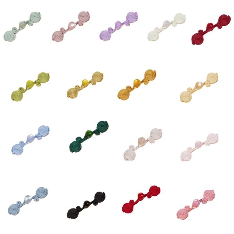 Elegant Jades Beads Buttons Handmade Chinese Closure Buttons Trendy Buttons for Enhancing Chinese Dresses