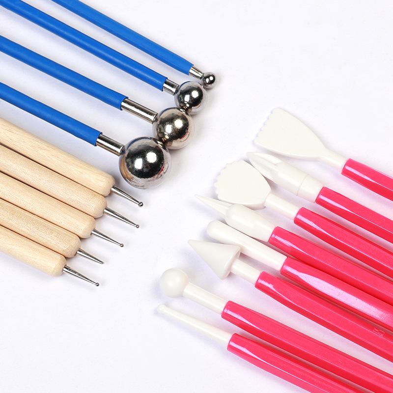 8-Piece Handcrafted Clay Pottery Sculpting and Modeling Tool Set
