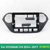 2 Din 9 Inch Car Radio Installation Plastic Fascia Panel Frame and Cable for HYUNDAI I10 2014~2017 Dash Mount Kit
