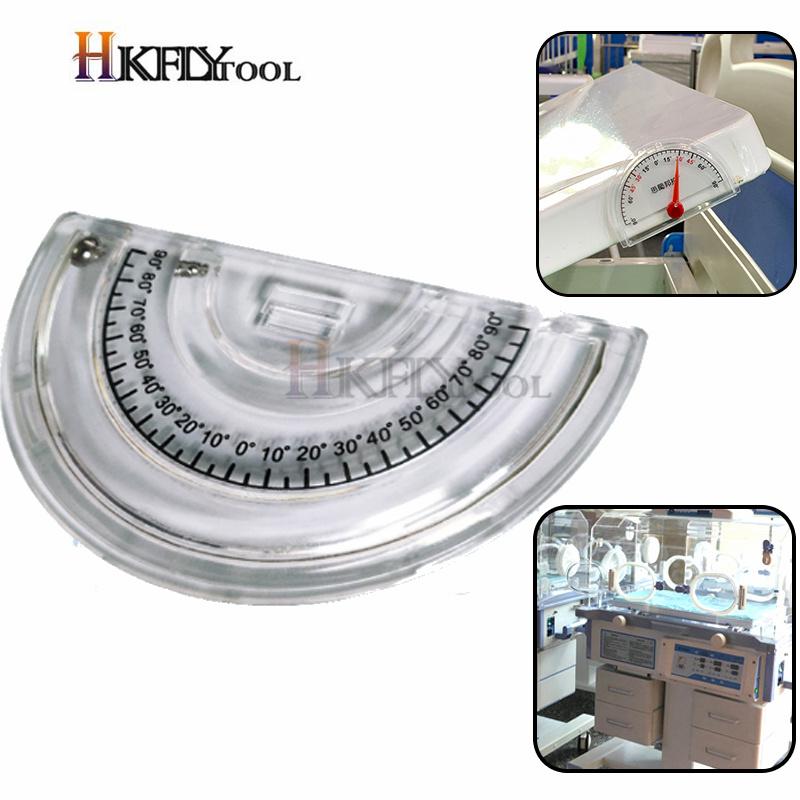 Bedside Protractor Bedside Elevation Angle Display Angle Measuring Instrument Hospital Bed Diagonal Display Measurement Card
