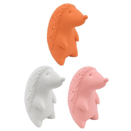 Small Desktop Storage Box Hedgehog Toothpick Holder, 3D Printed Animal Stand, Cute Refillable Decorative Dispenser for Home Office Restaurant,